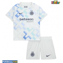 Inter Milan Auswärts Trikotsatz Kinder 2025-26 Kurzarm (+ Kurze Hosen)